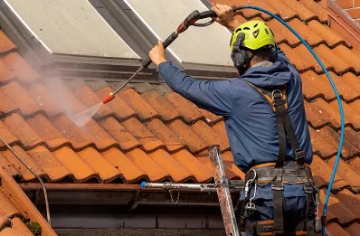 Démoussage et hydrofuge de toiture à Hotot-en-Auge